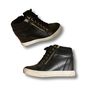 Aldo high top wedge sneaker